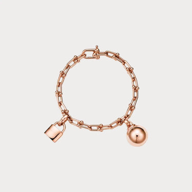 HardWear Rose Charm Chain Bracelet