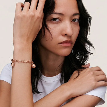 HardWear Rose Charm Chain Bracelet