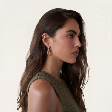 HardWear Rose Link Hoop Earrings