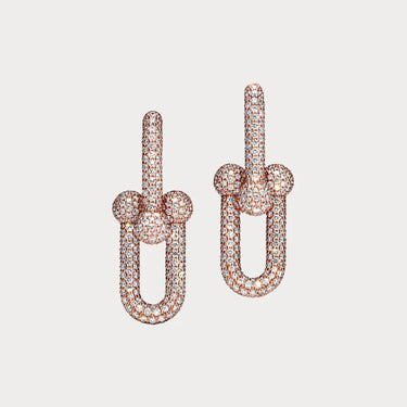 HardWear Rose Pavé Link Earrings