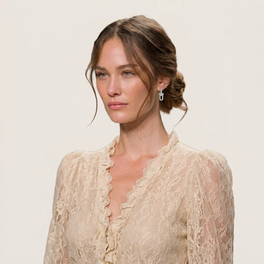HardWear White Pavé Link Earrings
