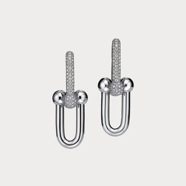 HardWear White Pavé Loop Earrings