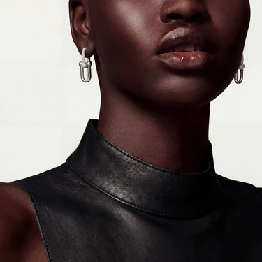 HardWear White Pavé Loop Earrings