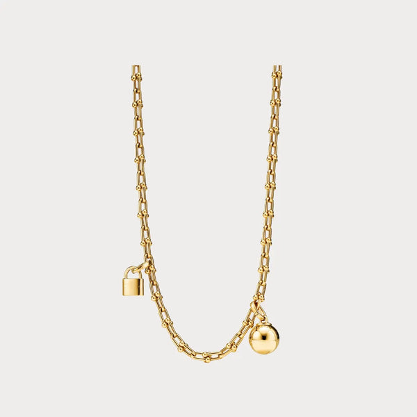 HardWear Yellow Gold Round Charm Necklace