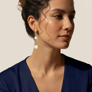 HardWear Yellow Pearl Drop Earrings