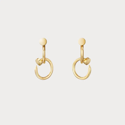 Juste un Clou Drop Hoop Earrings