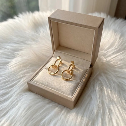 Juste un Clou Drop Hoop Earrings