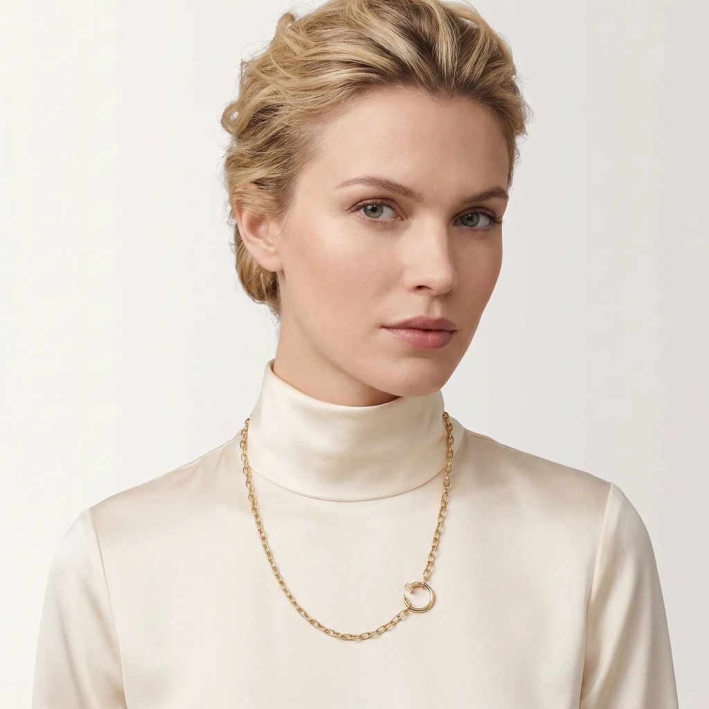 Juste Un Clou Nail Charm Link Necklace