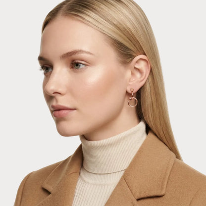 Juste un Clou Nail Circle Earrings
