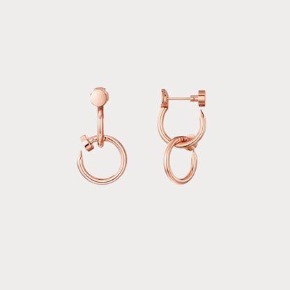 Juste un Clou Nail Circle Earrings