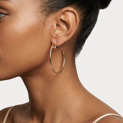 Juste un Clou Open Hoop Earrings