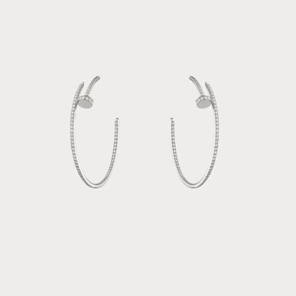 Juste un Clou Pave Hoop Earrings