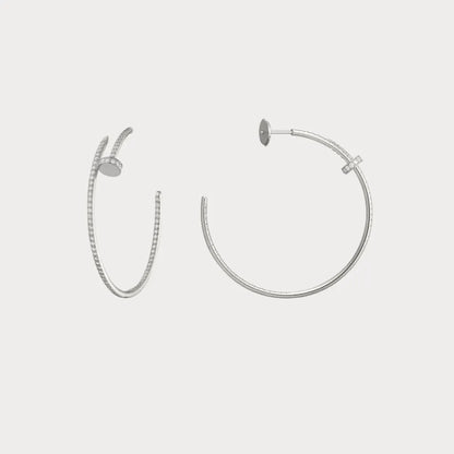 Juste un Clou Pave Hoop Earrings
