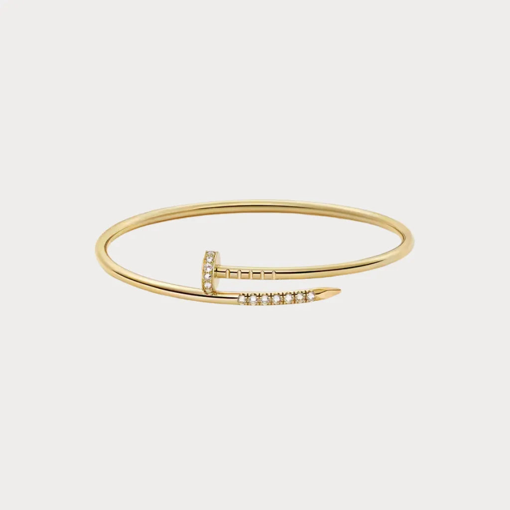 Juste un Clou Pavé Nail Bangle Bracelet