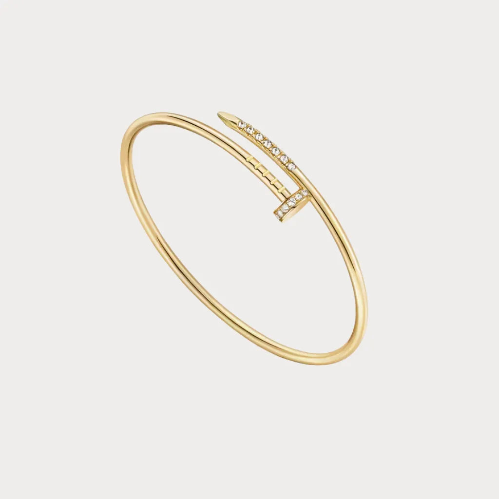Juste un Clou Pavé Nail Bangle Bracelet