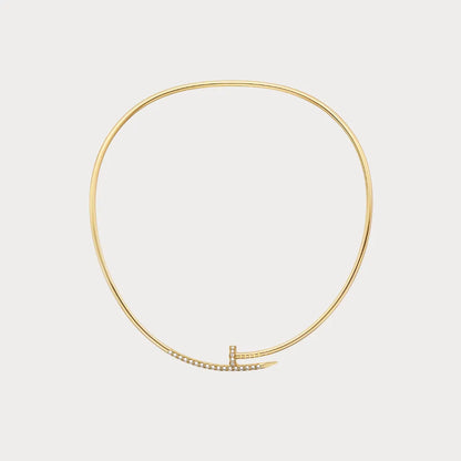 Juste Un Clou Pave Nail Collar Necklace
