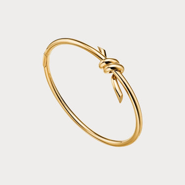 Knot Yellow Bangle Bracelet