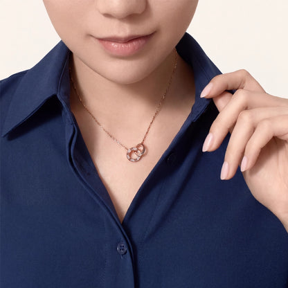 Love Circle Link Necklace