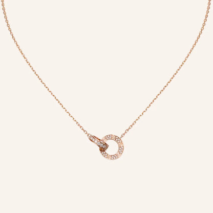 Love Circle Link Necklace
