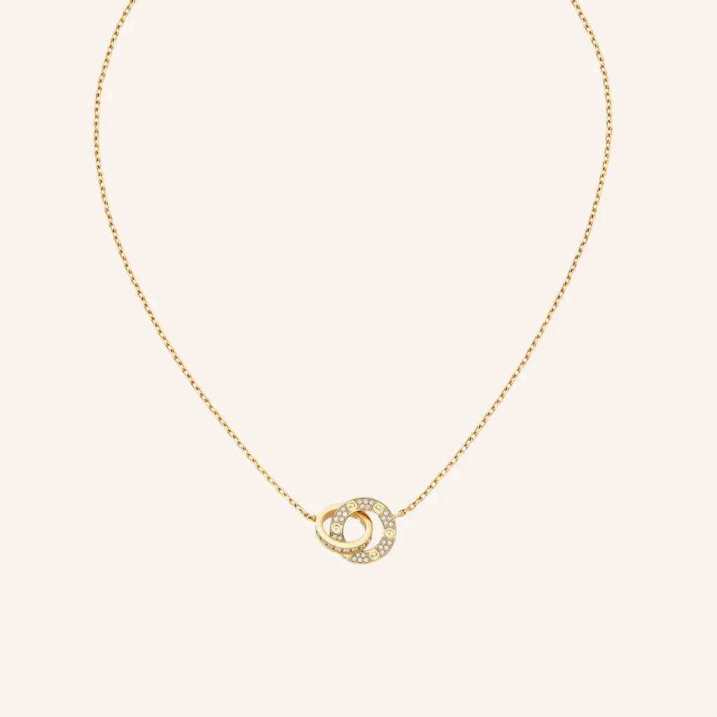 Love Circle Link Necklace