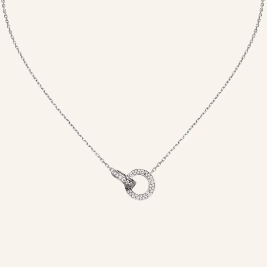 Love Circle Link Necklace