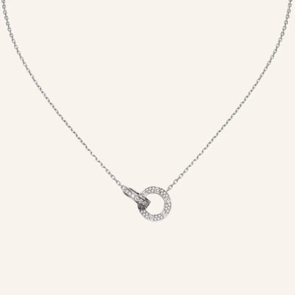 Love Circle Link Necklace