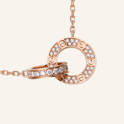 Love Circle Link Necklace