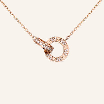Love Circle Link Necklace