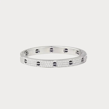 Love Full Pavé Bangle Bracelet
