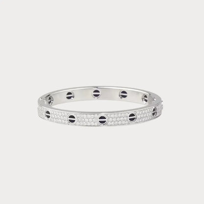 Love Full Pavé Bangle Bracelet