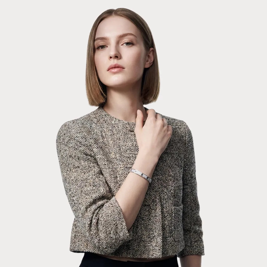 Love Full Pavé Bangle Bracelet