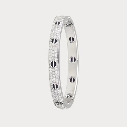 Love Full Pavé Bangle Bracelet