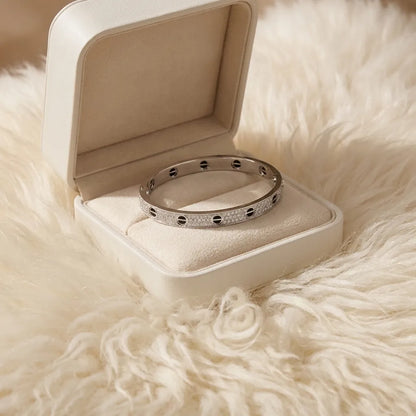Love Full Pavé Bangle Bracelet