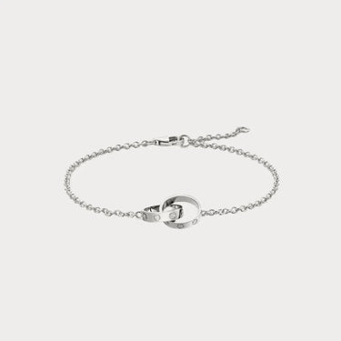 Love Linked Circle Chain Bracelet