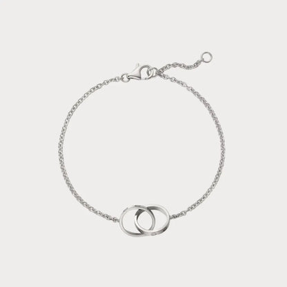 Love Linked Circle Chain Bracelet