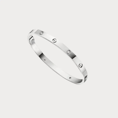 Love Minimal Stone Bangle Bracelet