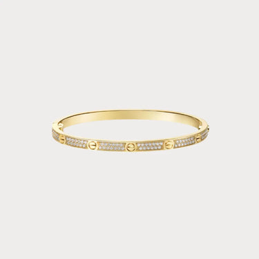 Love Pavé Line Bangle Bracelet