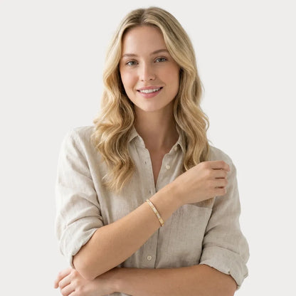 Love Pavé Line Bangle Bracelet