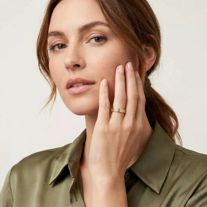 Love Pave Screw Band Ring