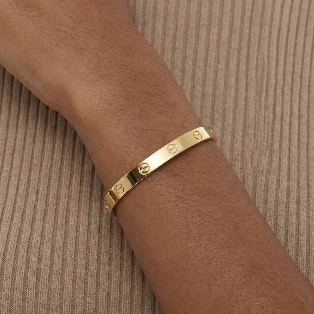 Love Refined Screw Detail Bracelet