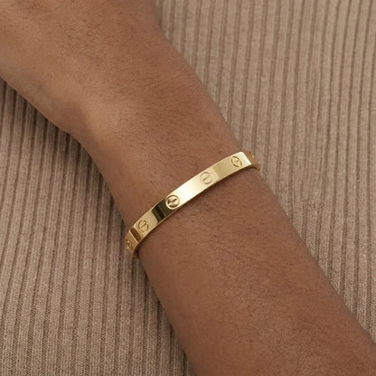 Love Refined Screw Detail Bracelet