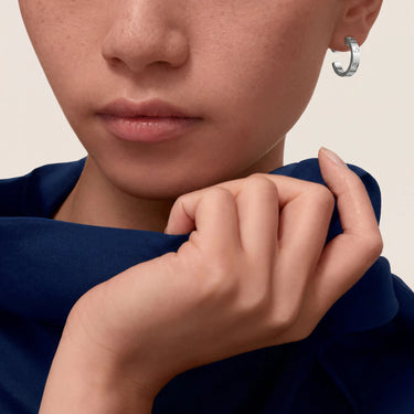 Love Screw Band Hoop Earrings