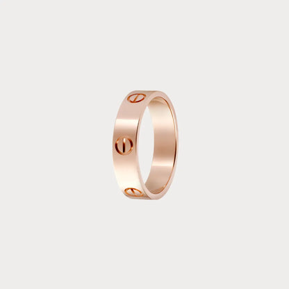 Love Screw Detail Band Ring