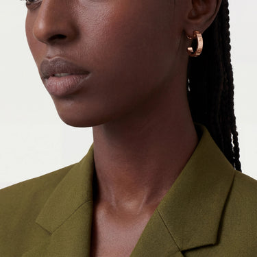 Love Screw Open Hoop Earrings