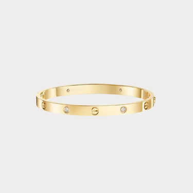 Love Stone Accent Bangle Bracelet