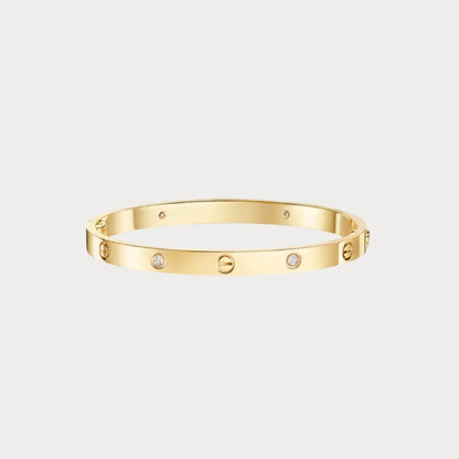 Love Stone Accent Bangle Bracelet