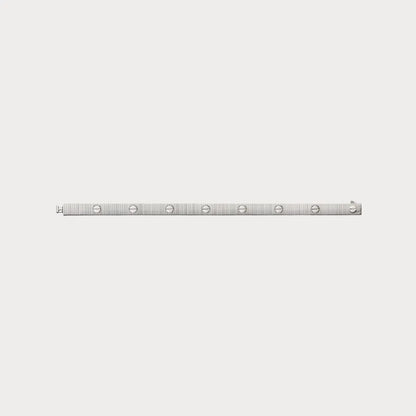 Love Textured Screw Detail Bracelet
