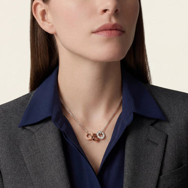 Love Three Ring Pendant Necklace