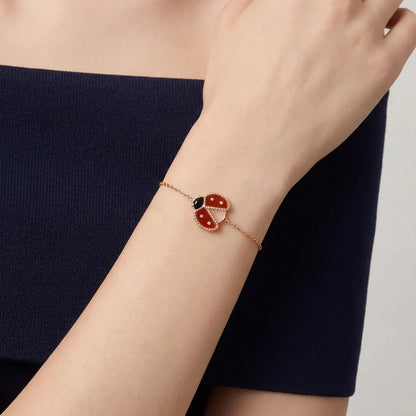Lucky Ladybug Chain Bracelet