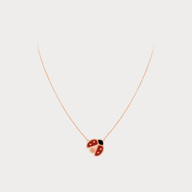 Lucky Ladybug Motif Necklace